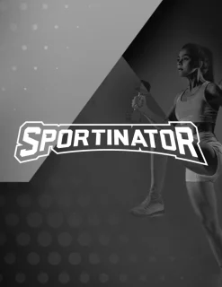 SPORTINATOR verstellbare Flachbank Hantelbank schwarz