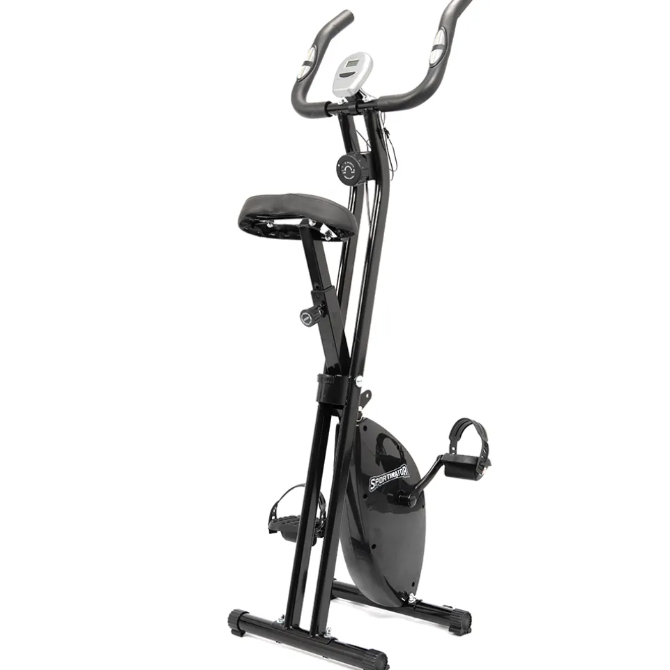 SPORTINATOR X-Bike faltbarer Heimtrainer schwarz