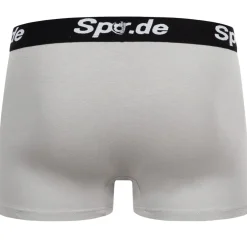Sportspar.de Herren "Double Sparbuchse" Boxershorts 2er-Pack grau