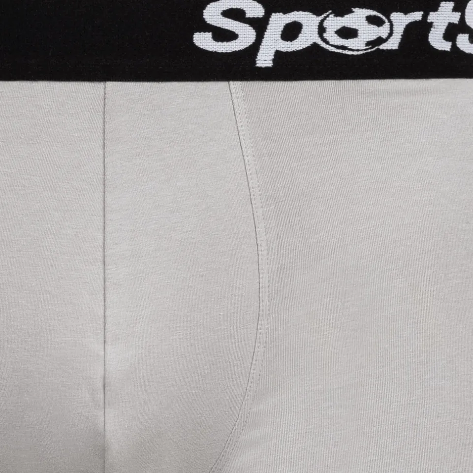 Sportspar.de Herren "Double Sparbuchse" Boxershorts 2er-Pack grau