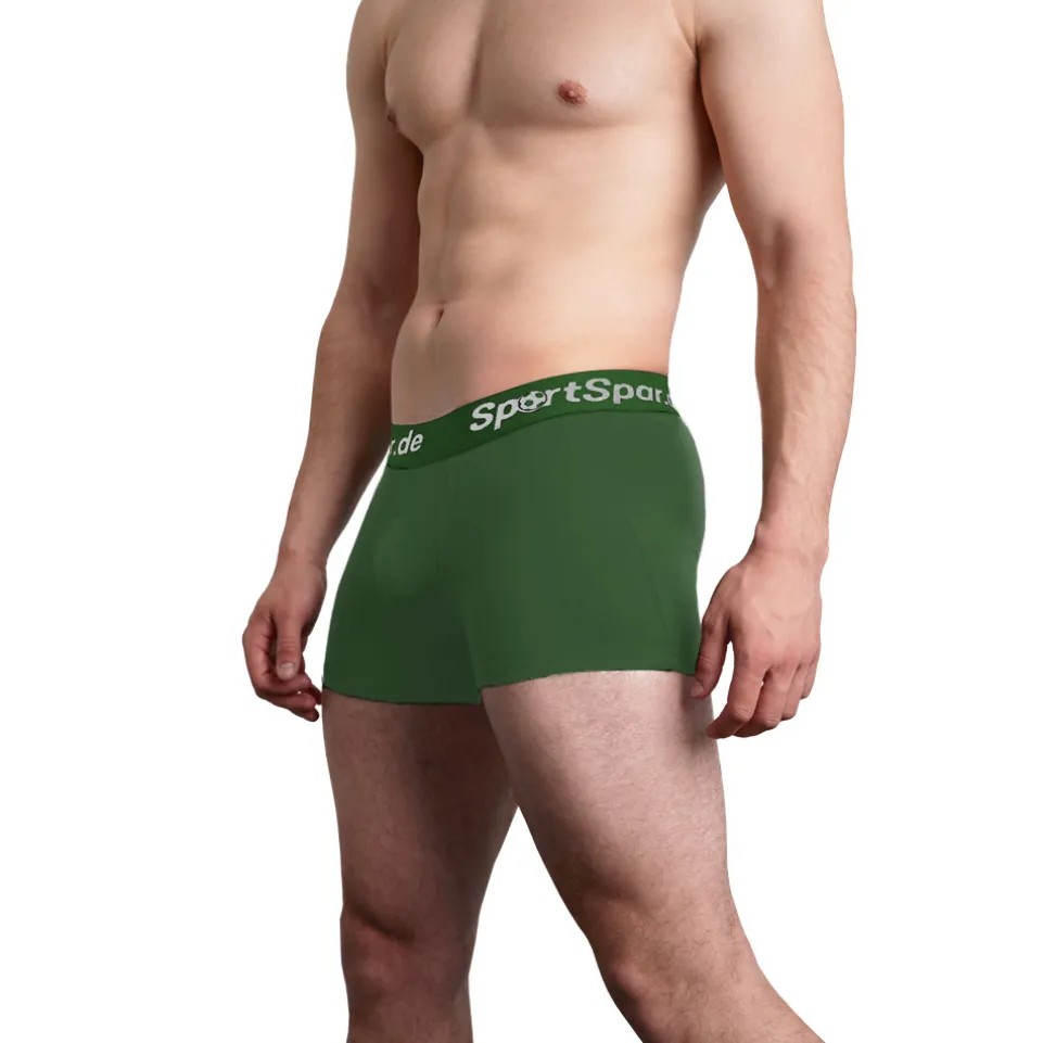 Sportspar.de Herren "Double Sparbuchse" Boxershorts 2er-Pack grün