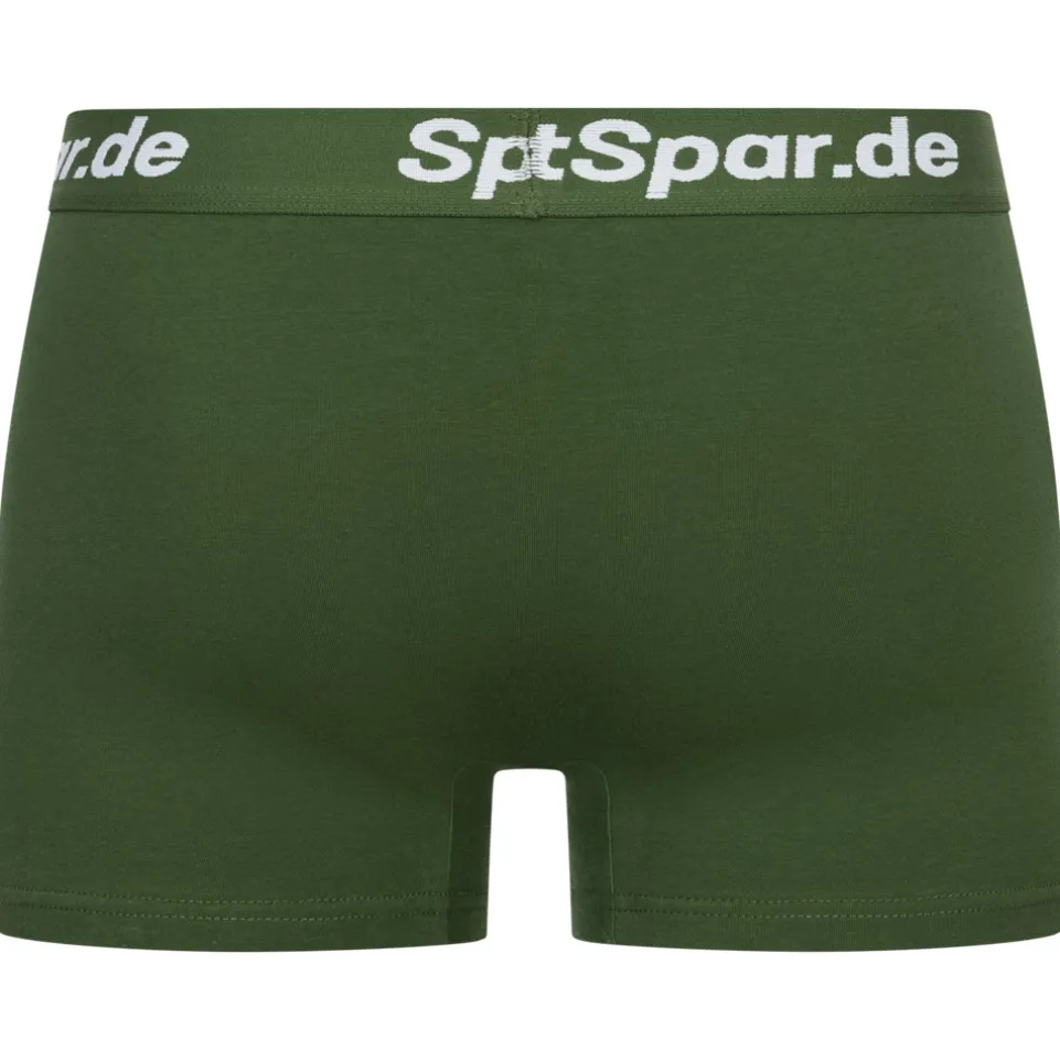 Sportspar.de Herren "Double Sparbuchse" Boxershorts 2er-Pack grün