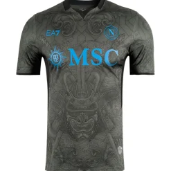 SSC Neapel EA7 Emporio Armani Authentic Herren Ausweich Trikot EASSCN25G05