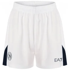 SSC Neapel EA7 Emporio Armani Herren Auswärts Shorts EASSCN25G13-WHITE-NAVY