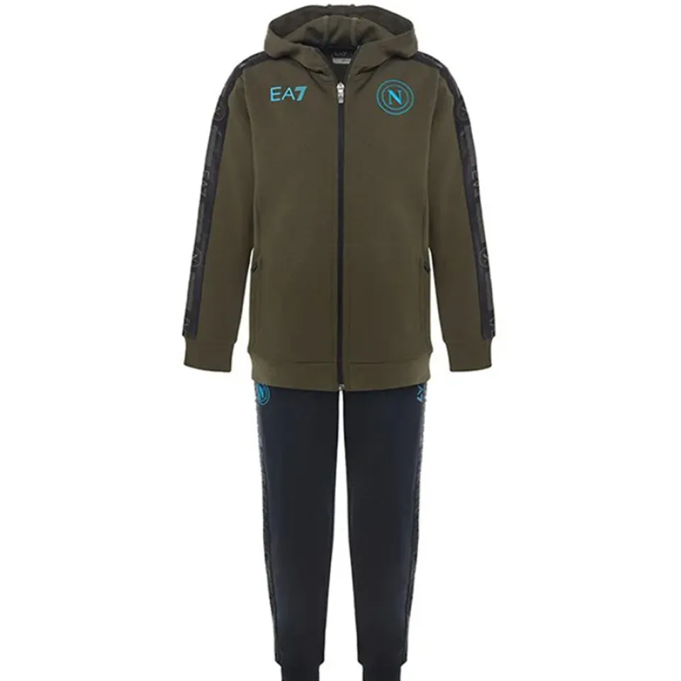 SSC Neapel EA7 Emporio Armani Kinder Jogginganzug EASSCN25R09JR