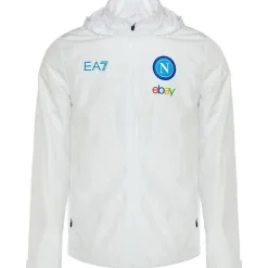 SSC Neapel EA7 Emporio Armani Waterproof Herren Jacke EASSCN24T08-100-WHITE