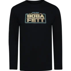 STAR WARS Boba Fett Herren Langarmshirt POMLT487BLK
