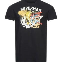SUPERMAN DC COMICS Universe Herren T-Shirt FBMTS825BLK