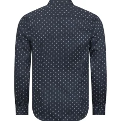 TED BAKER Ardea Dot Herren Langarm Hemd 272171-NAVY