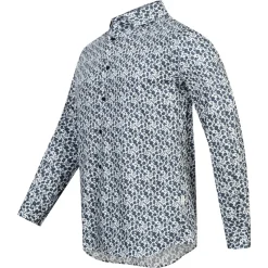 TED BAKER Capua Small Floral Herren Langarm Hemd 272163-WHITE
