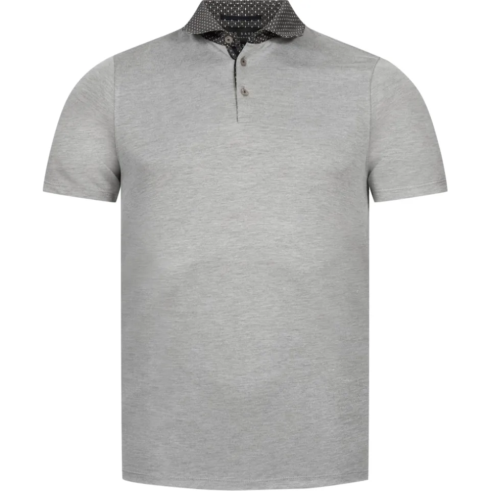 TED BAKER Frend Collar Herren Polo-Shirt 246754-BLACK