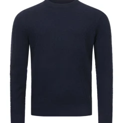 TED BAKER Loung Stitch Crew Neck Herren Sweatshirt 273063-NAVY