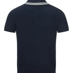 TED BAKER Mahana Stitched Herren Polo-Shirt 267386-NAVY