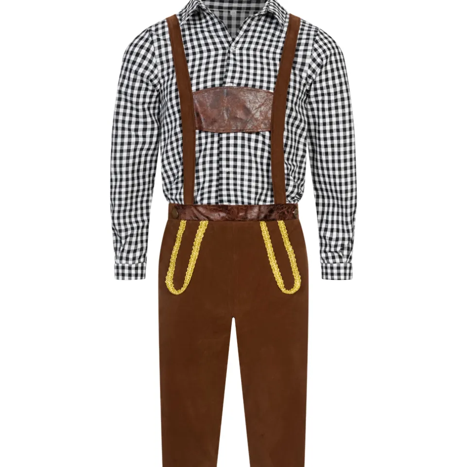 Trachtenset Herren Oktoberfest-Kostüm MIESEPETER® schwarz