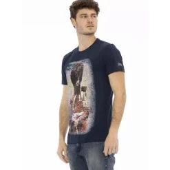 TRUSSARDI Action Herren Real Man T-Shirt Navy 2AT04003