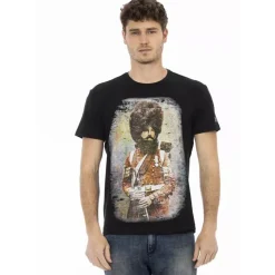 TRUSSARDI Action Herren Real Man T-Shirt Schwarz 2AT04002