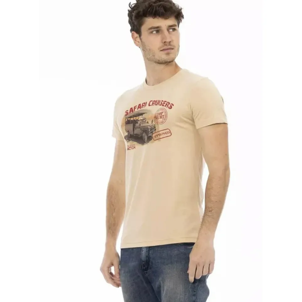 TRUSSARDI Action Herren Safari Cruisers T-Shirt Sand 2AT02B004