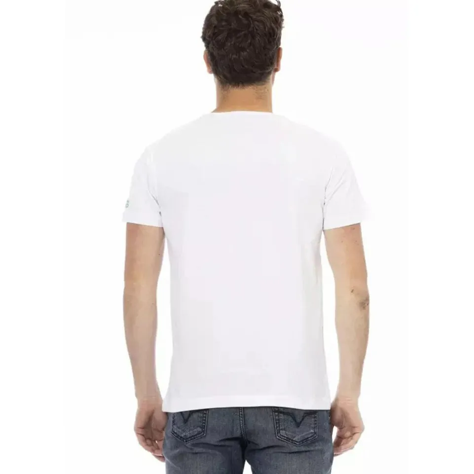 TRUSSARDI Action Herren Sumo T-Shirt Weiß 2AT07002