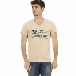 TRUSSARDI Action Herren Tanganjikasee T-Shirt Sand 2AT04V004