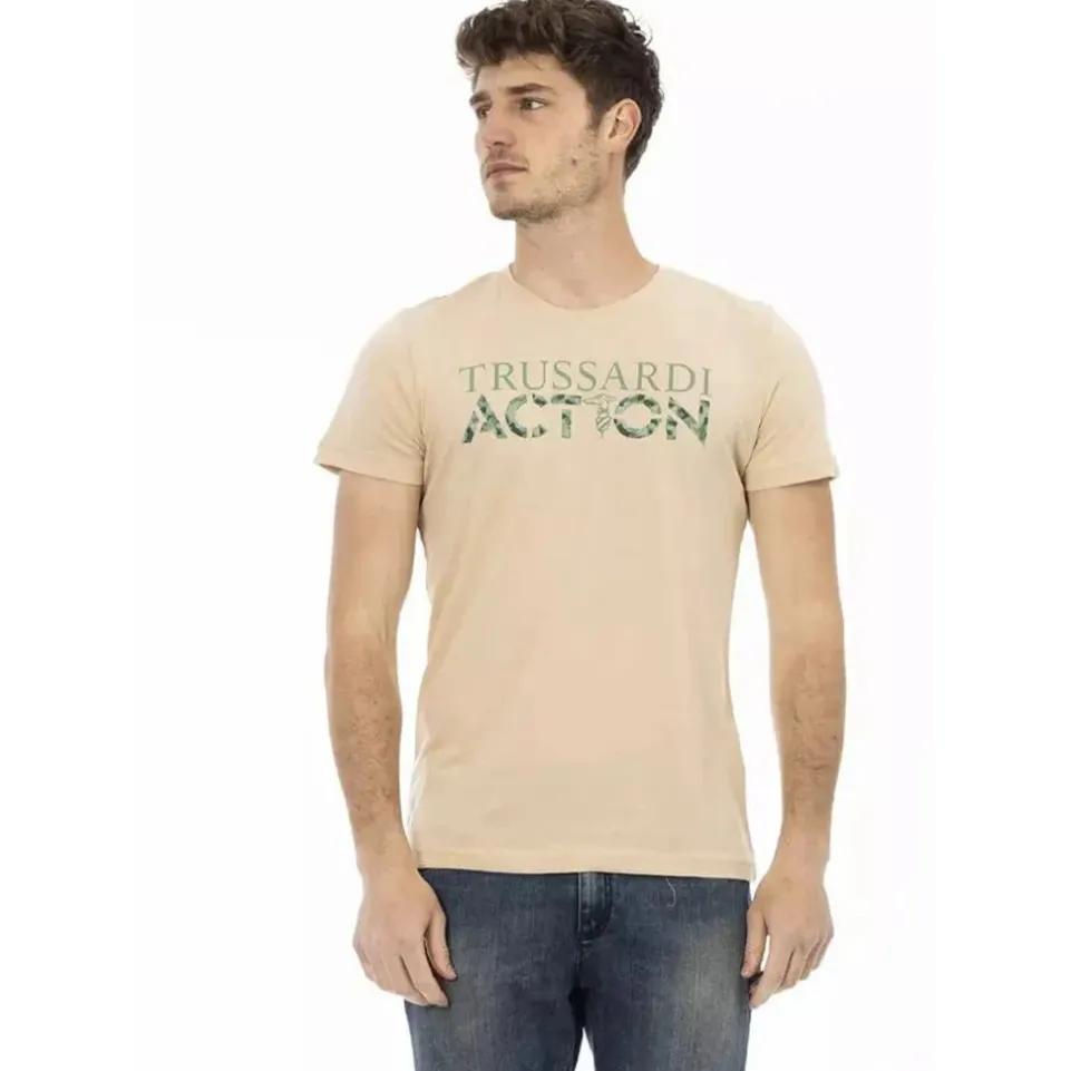 TRUSSARDI Action Herren T-Shirt Sand 2AT02004