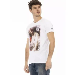 TRUSSARDI Action Herren T-Shirt Weiß 2AT20001