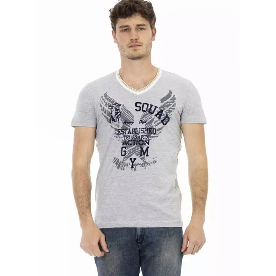 TRUSSARDI Action Herren T-Shirt Grau 2AT21A013