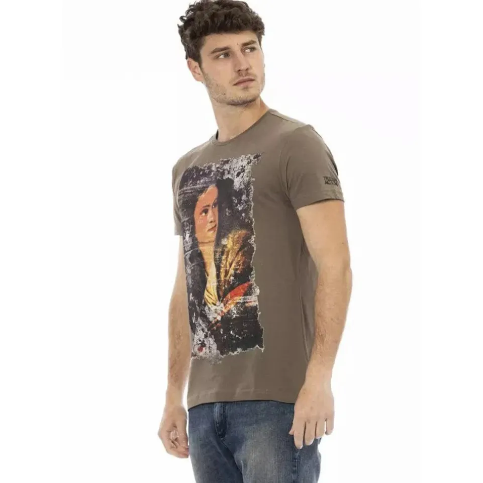 TRUSSARDI Action Herren T-Shirt Braun 2AT21002