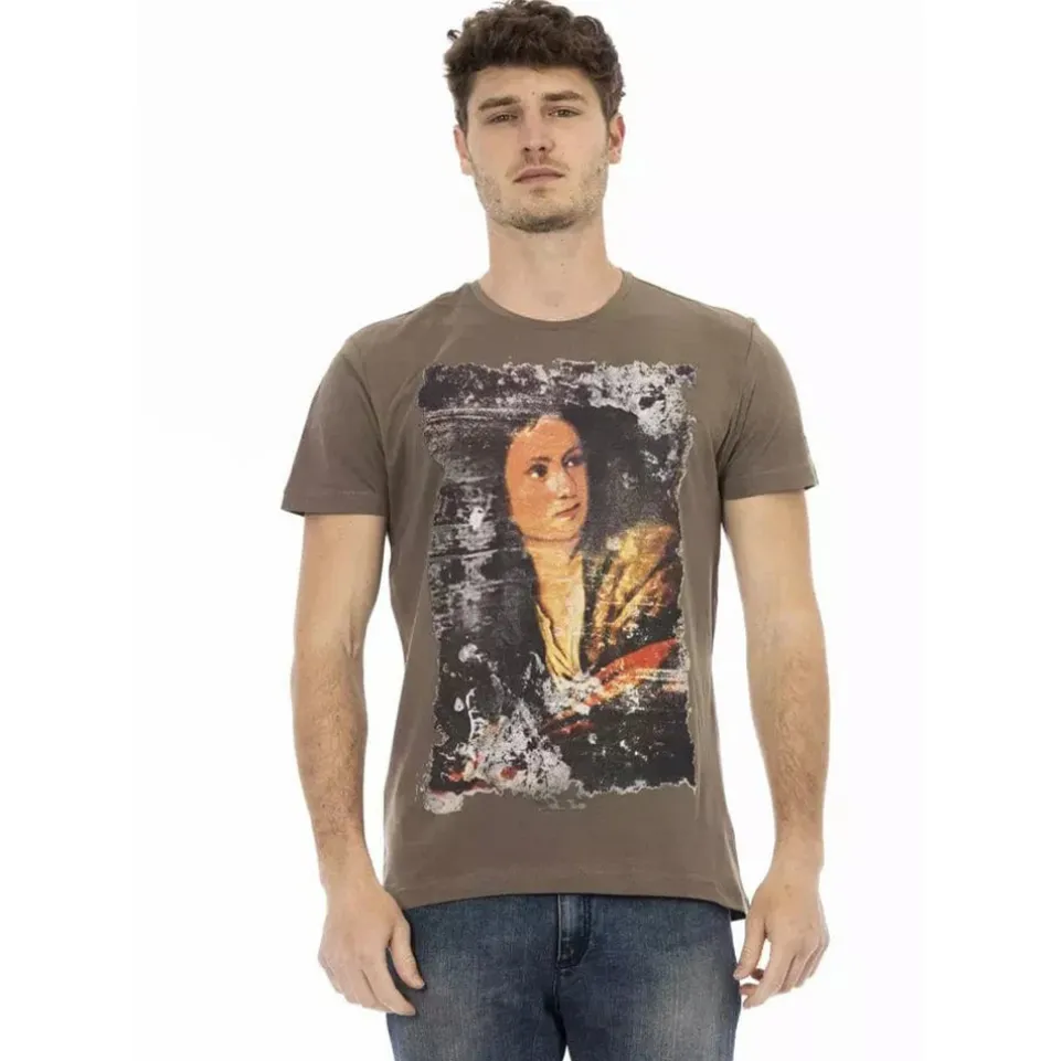 TRUSSARDI Action Herren T-Shirt Braun 2AT21002