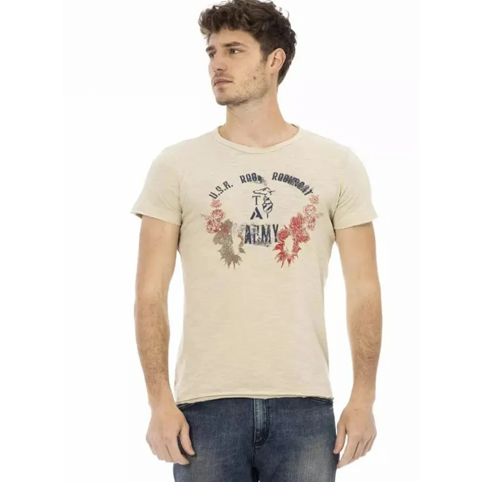 TRUSSARDI Action Herren T-Shirt Sand 2AT17D005