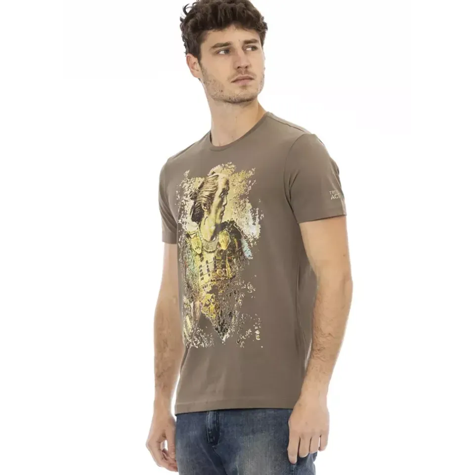 TRUSSARDI Action Herren T-Shirt Braun 2AT08F004