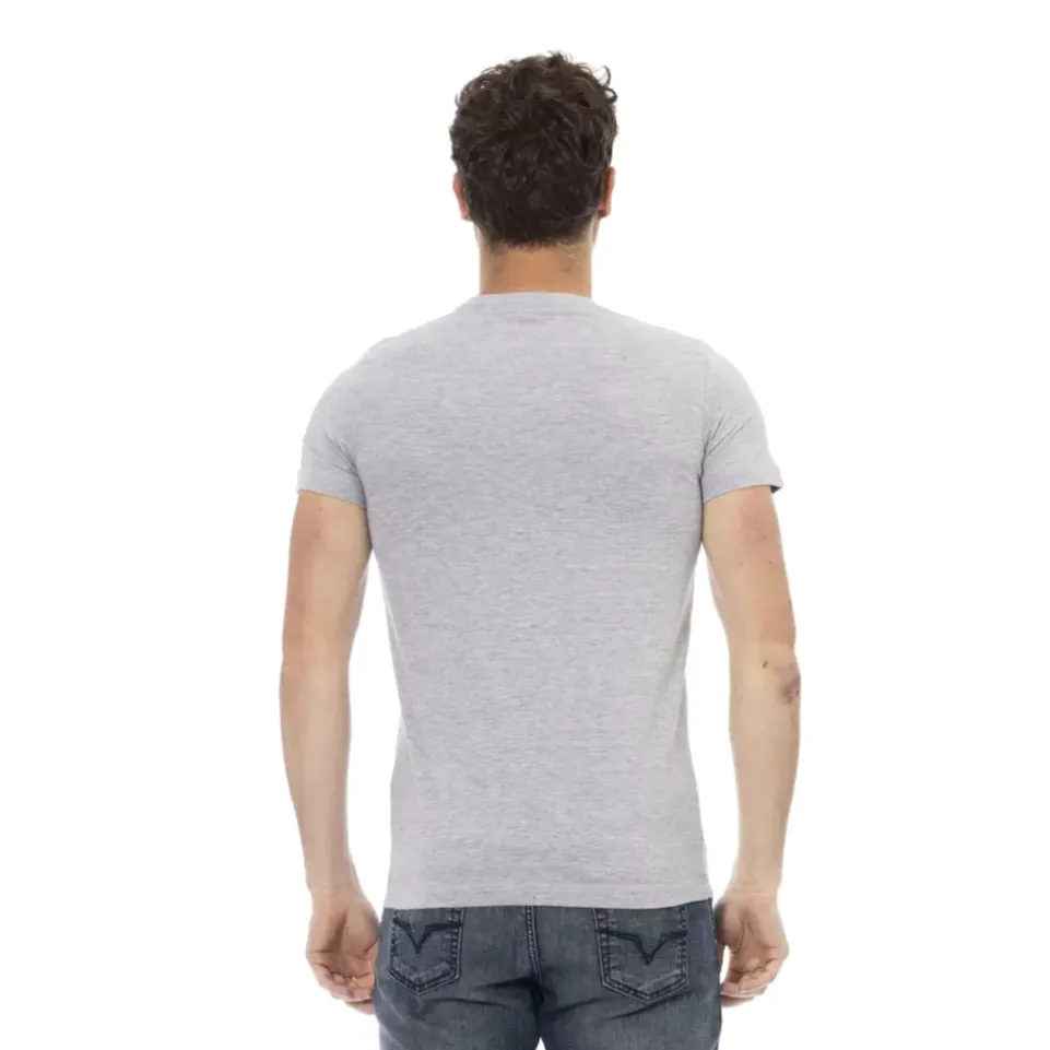 TRUSSARDI Action Herren Wild Side T-Shirt Grau 2AT03D013