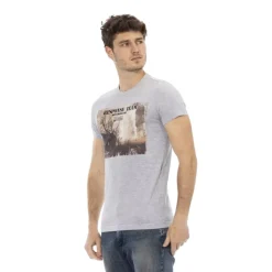 TRUSSARDI Action Herren Wild Side T-Shirt Grau 2AT03D013