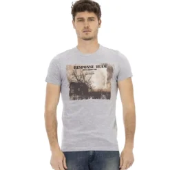 TRUSSARDI Action Herren Wild Side T-Shirt Grau 2AT03D013