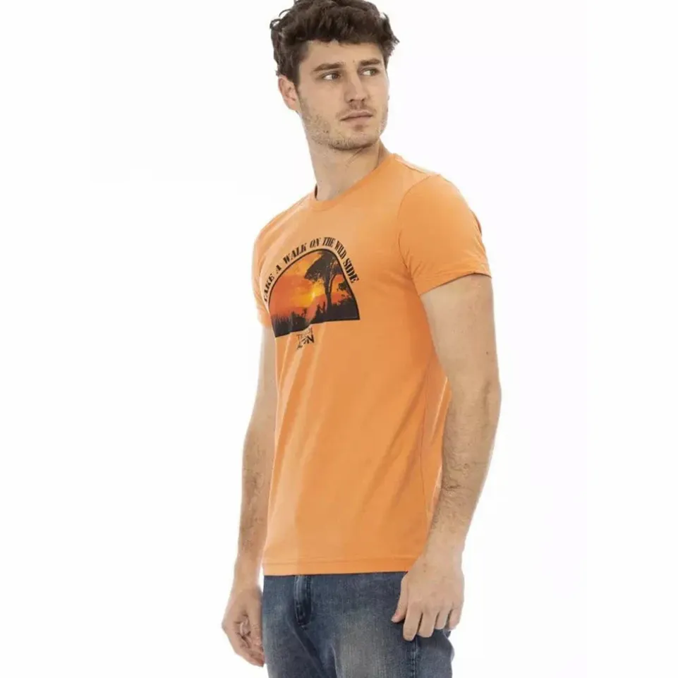 TRUSSARDI Action Herren Wild Side T-Shirt Orange 2AT03B083