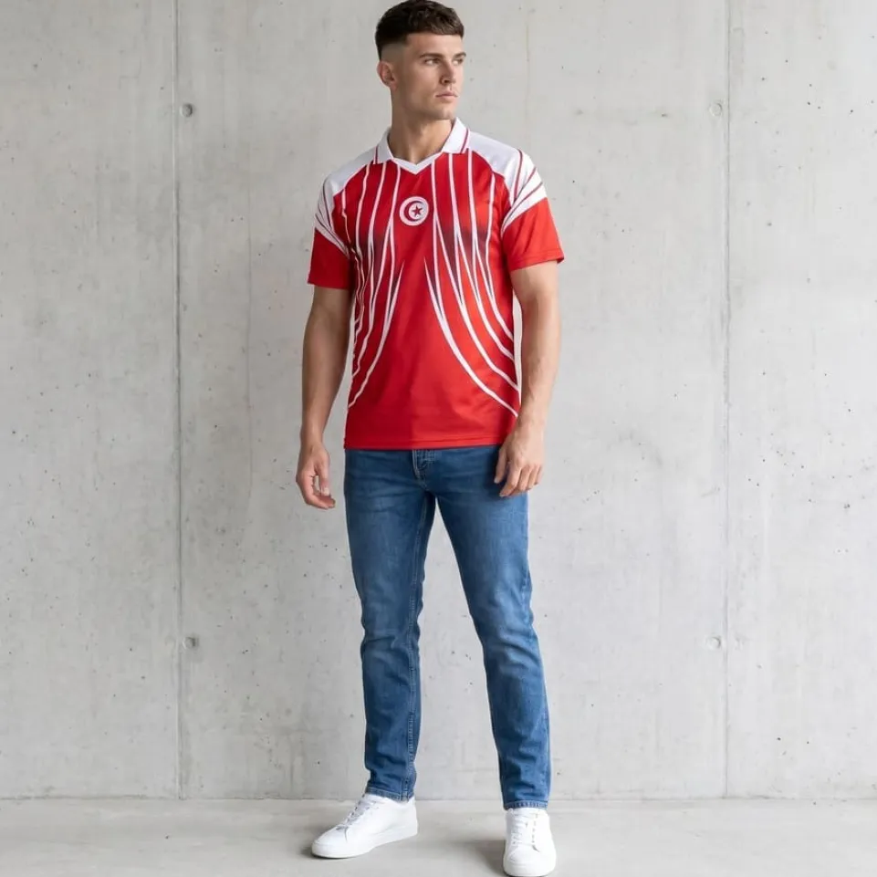 Tunesien "Retro History" JELEX Herren Trikot