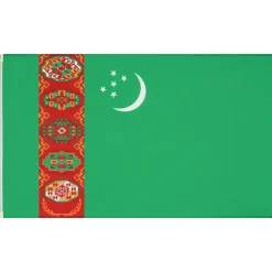Turkmenistan MUWO "Nations Together" Flagge 90x150cm