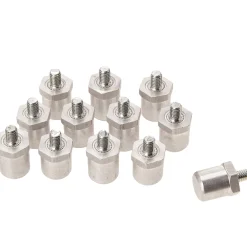 Uhlsport Cylindrical Hexagonal Basic Stollen 12er-Set 1007106010200