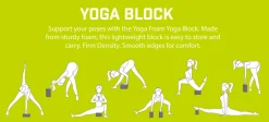 Urban Fitness Marbled Yoga Block UFM207