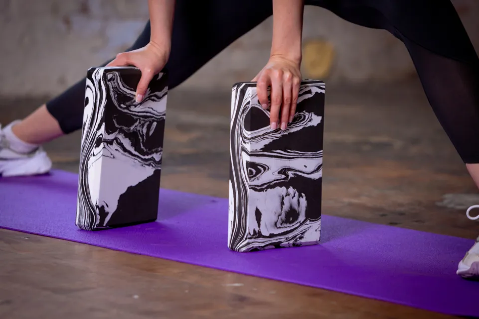 Urban Fitness Marbled Yoga Block UFM207