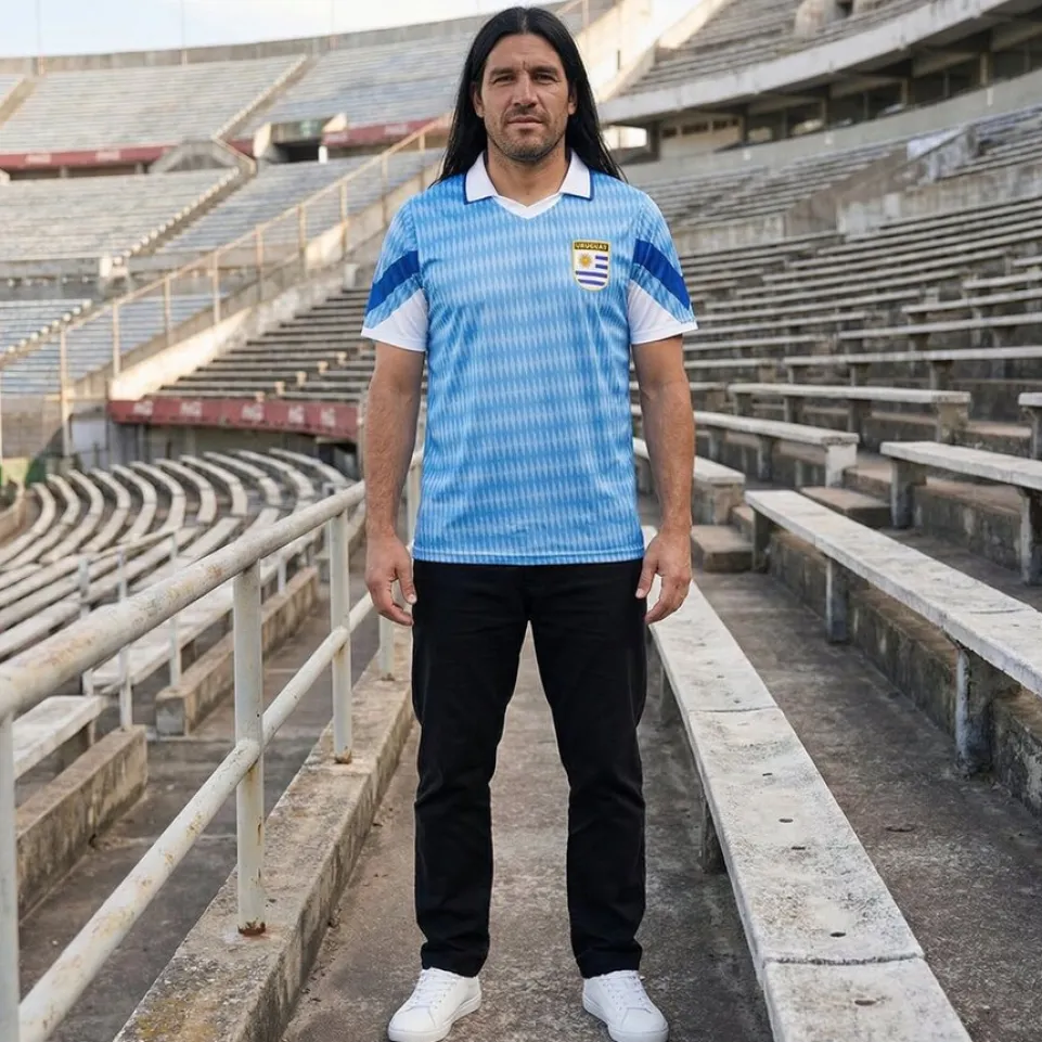 Uruguay "Retro History" JELEX Herren Trikot