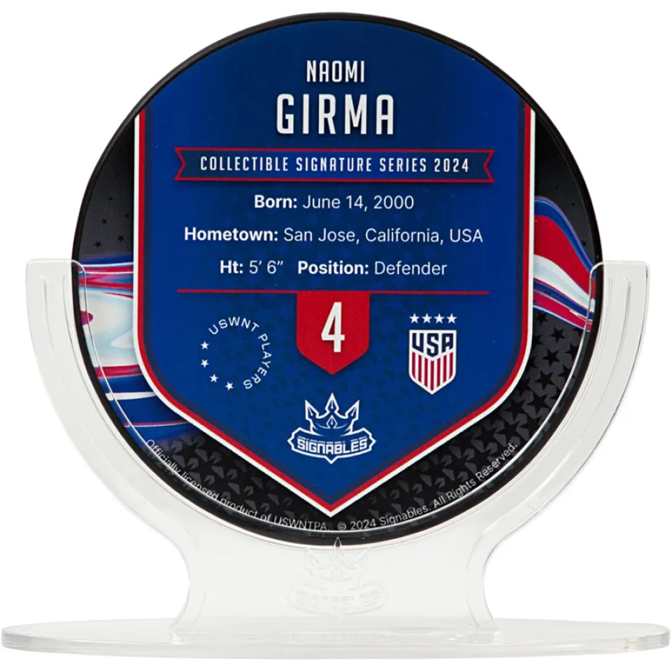 USA Naomi Girma #4 Fußball Sammlerstück 14 cm 850056417785