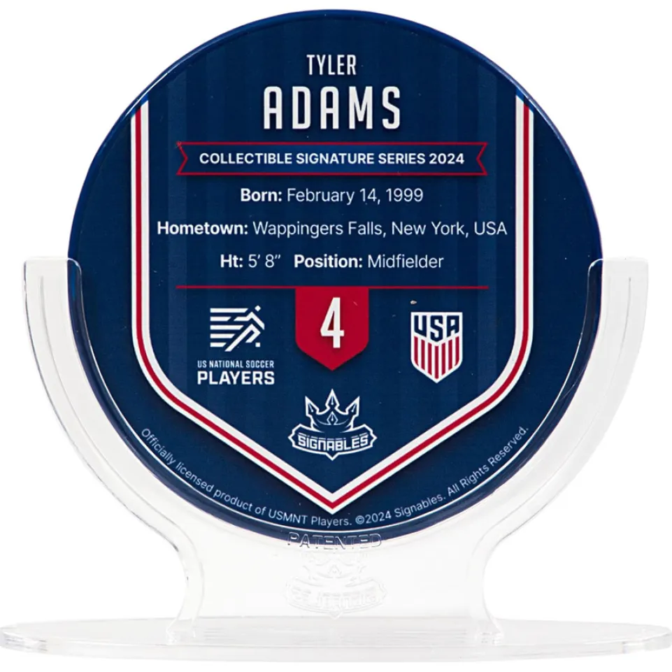 USA Tyler Adams #4 Fußball Sammlerstück 14 cm 850056417822