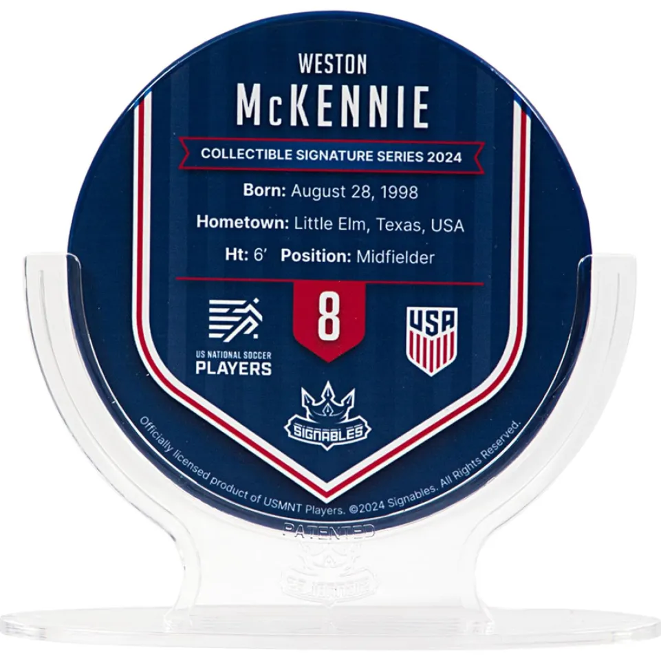 USA Weston McKennie #8 Fußball Sammlerstück 14 cm 850056417846