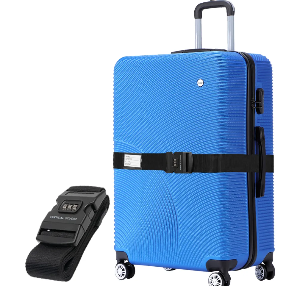 VERTICAL STUDIO "Malmö" 28" Koffer blau inkl. GRATIS Koffergurt