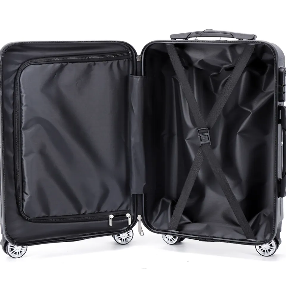 VERTICAL STUDIO "Silkström" 20" Handgepäck Koffer schwarz inkl. GRATIS Koffergurt