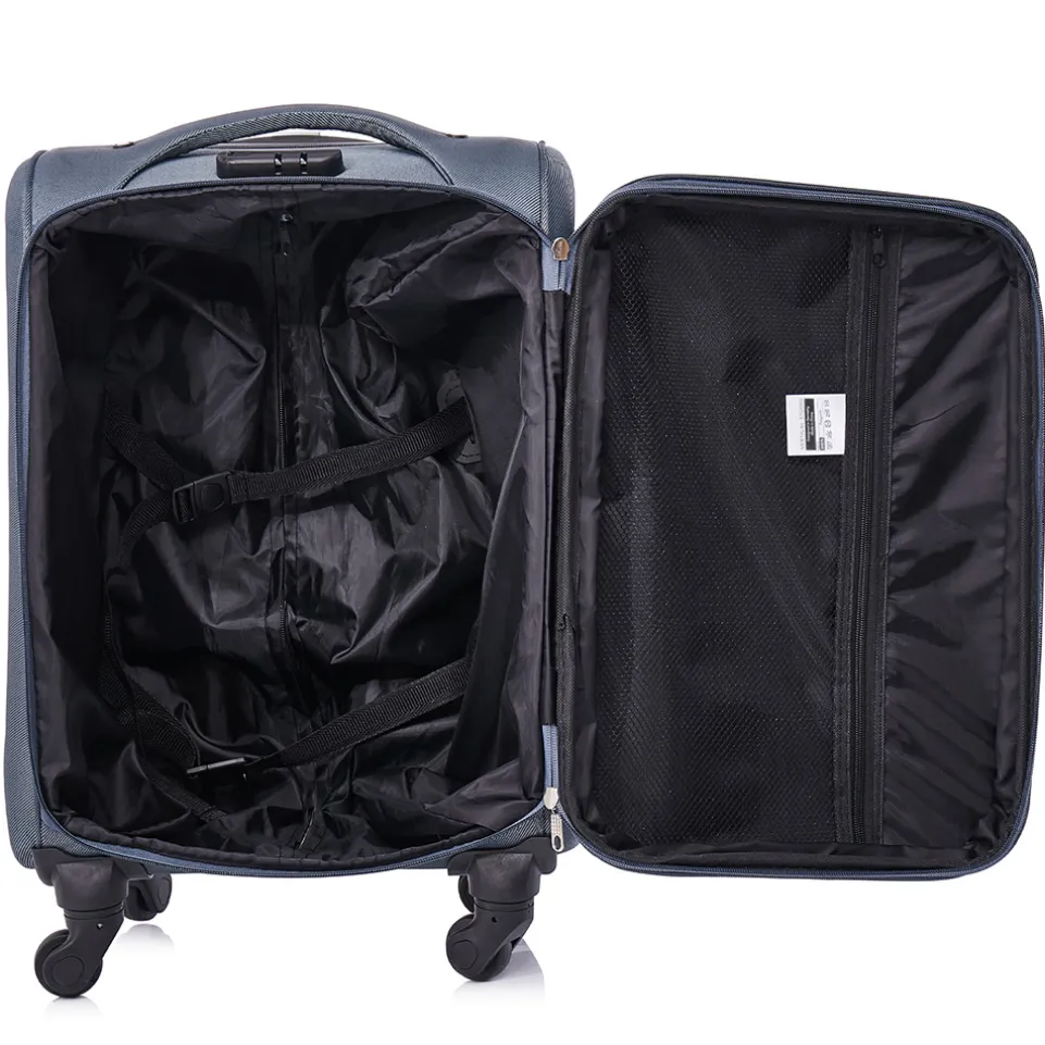 VERTICAL STUDIO "Tromso" 20" 24" 28" Stoffkoffer 3er-Set grau