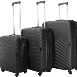 VERTICAL STUDIO "Uppsala" Koffer 3er-Set 20" 24" 28" schwarz