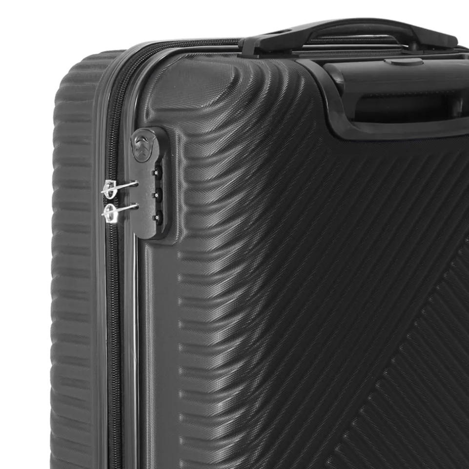 VERTICAL STUDIO "Uppsala" Koffer 3er-Set 20" 24" 28" schwarz