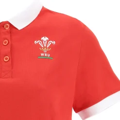 Wales WRU macron Rugby Damen Polo-Shirt 58195720