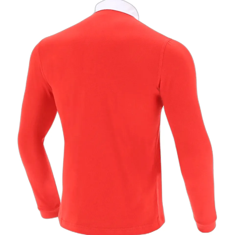 Wales WRU macron Rugby Herren Langarm Trikot 58195692